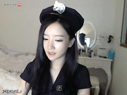 韩国美女主播朴妮唛之女警