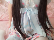 【感谢擼友投稿】甜味弥漫（萌白酱）蕾丝连体衣 丝袜 Lolita